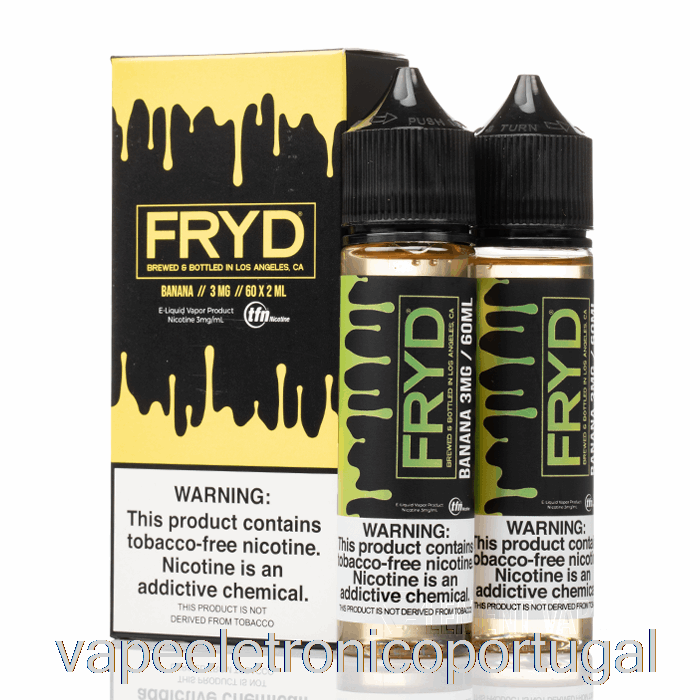 Vape Eletronico Banana - Fried E-liquid - 120ml 0mg